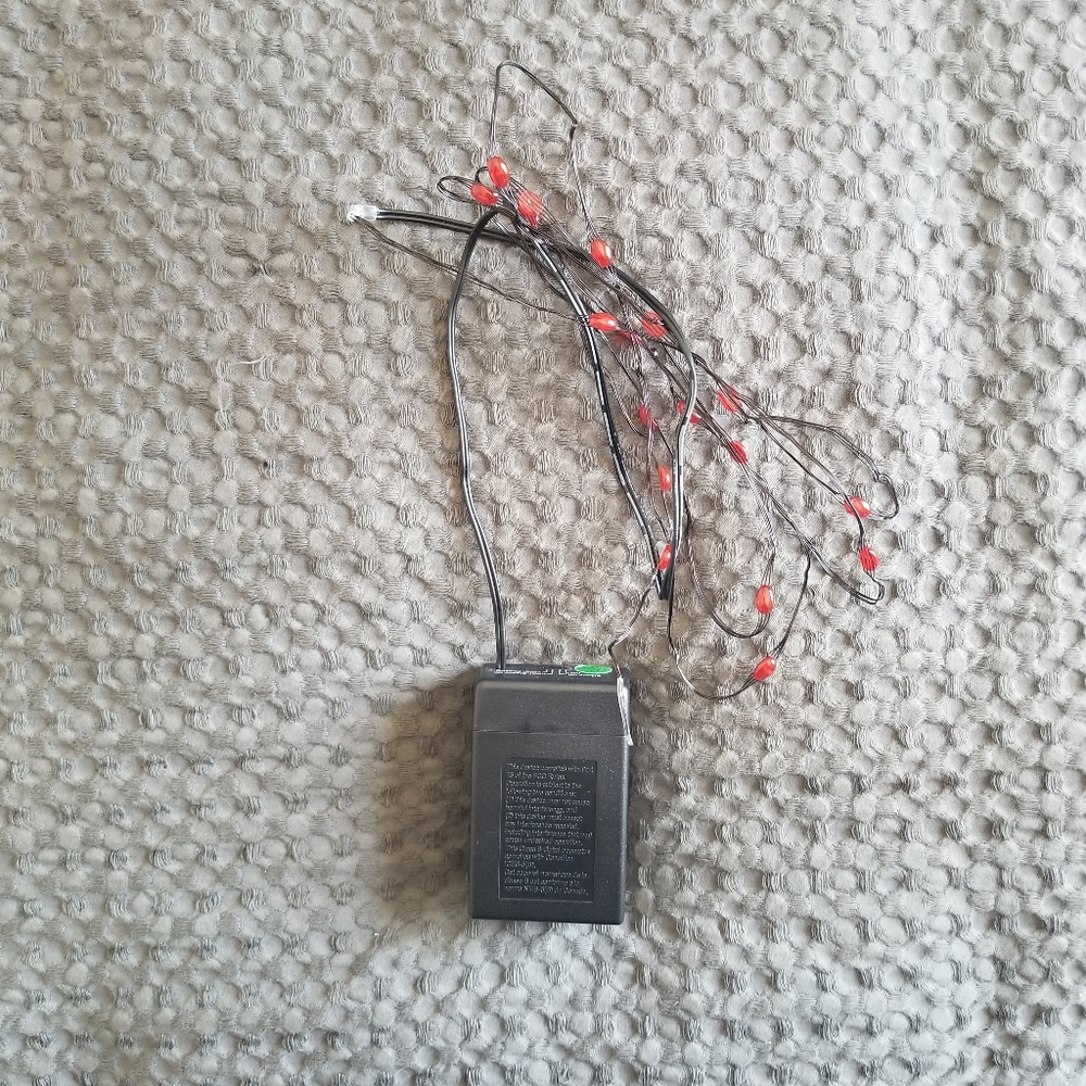 Orange LED string lights - Picture 2 of 2